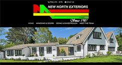 Desktop Screenshot of newnorthexteriors.ca